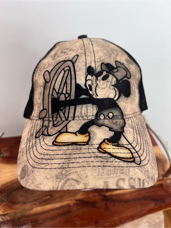 Disney Accessories - Disney Parks Mickey Steamboat Willie Mickey Graphic Trucker Cap Hat NWT